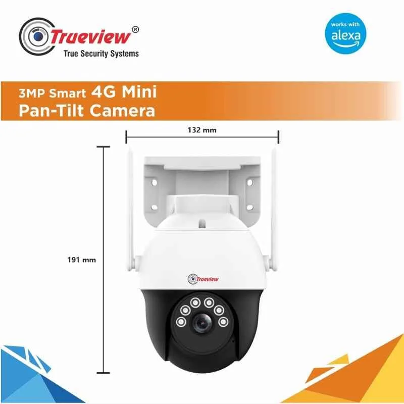 WIFI CAMERA TRUEVIEW WIFI DOM E T 18120 PTZ 4G