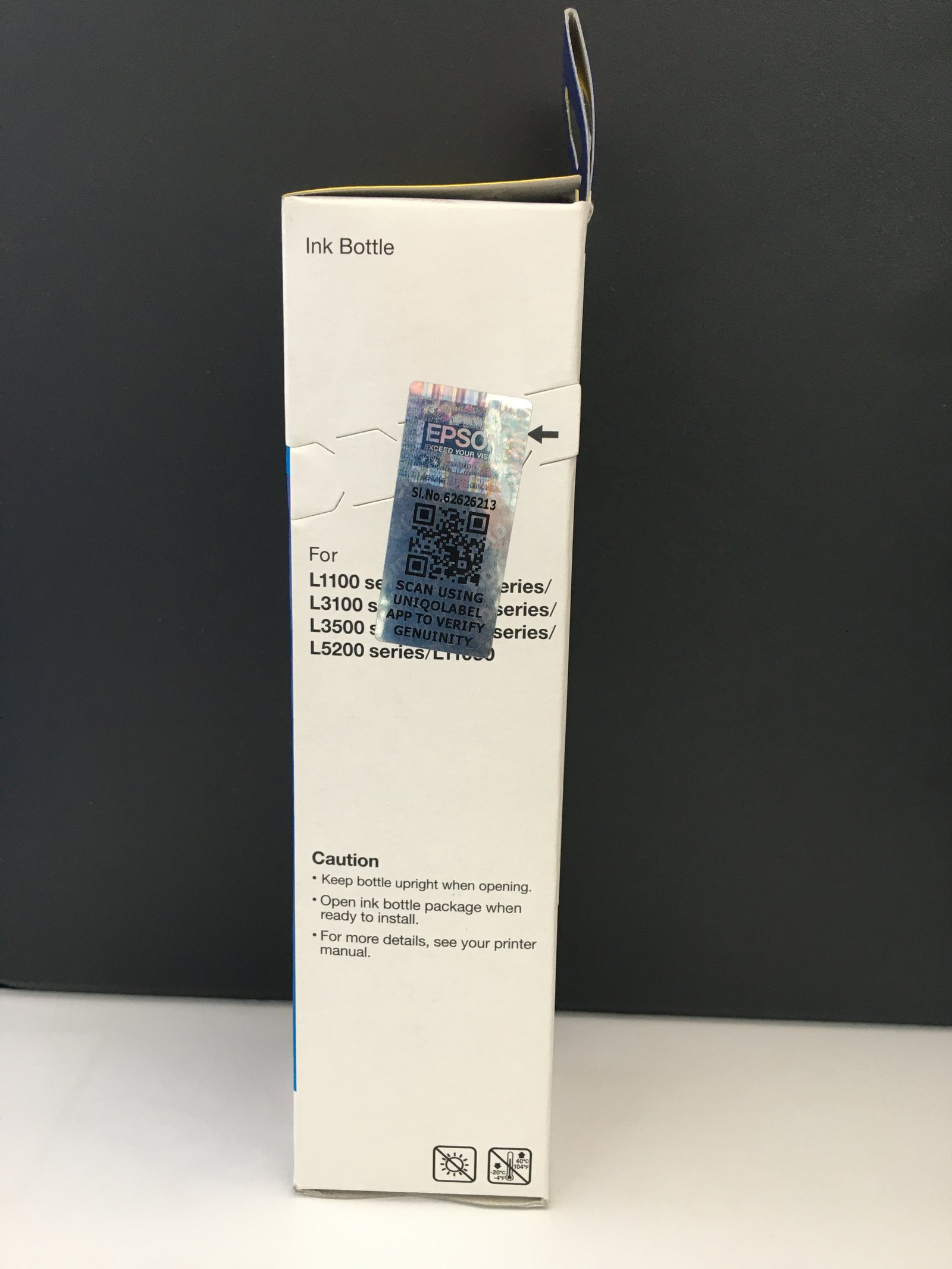 Epson 003 65ml Ink Bottle (Yellow) Genuine