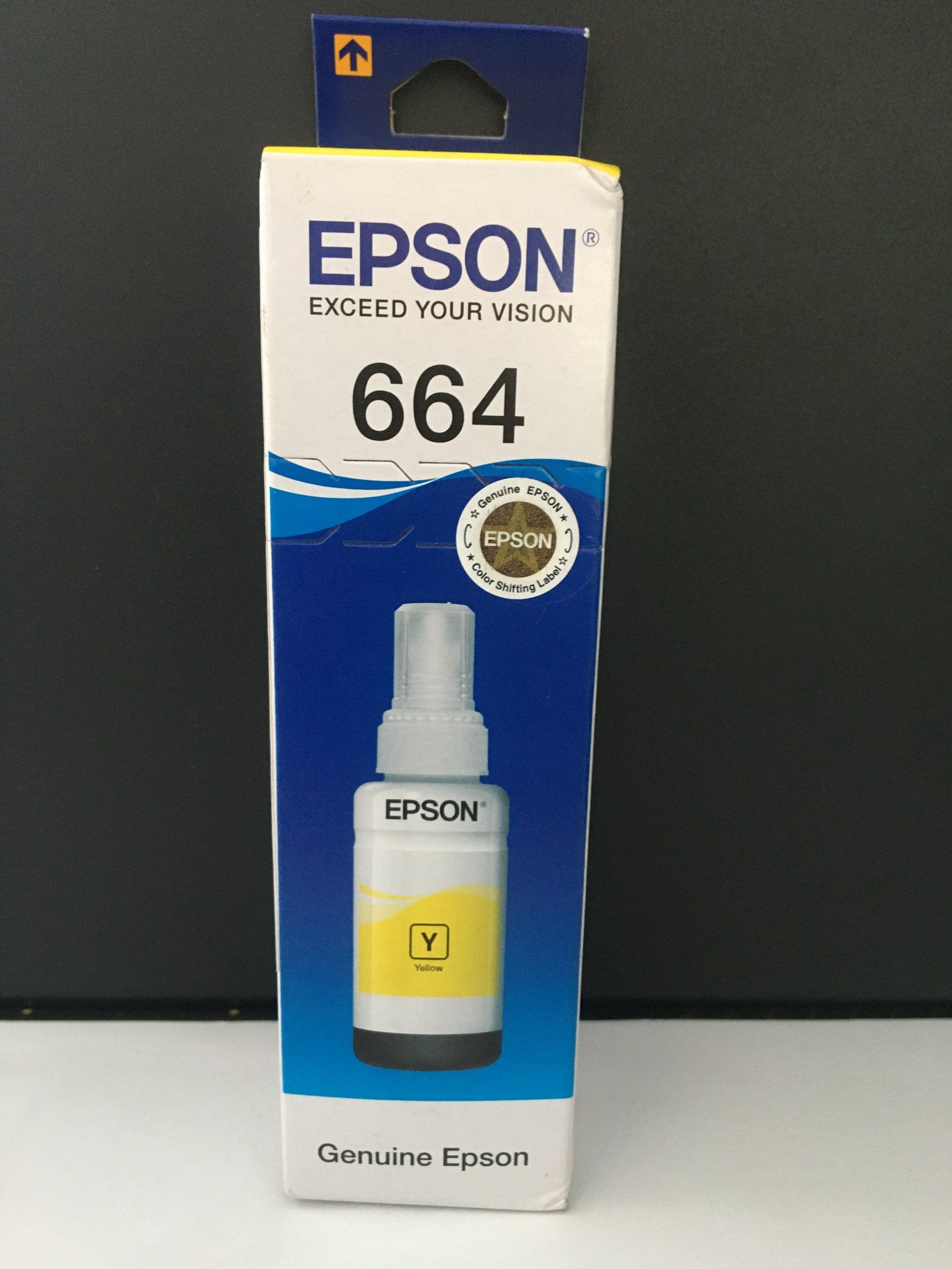 Epson 664 YL Ink Bottle (Yellow) - 70 ml genuine