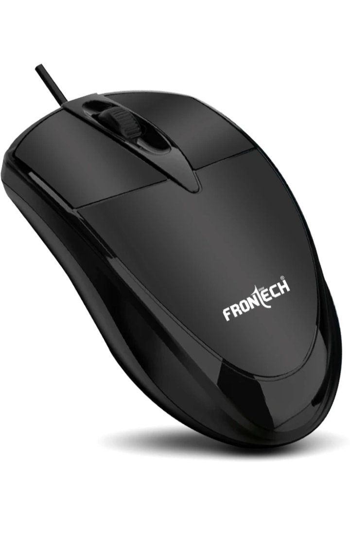 Frontech MS-0047 Wired  Optical Mouse  (USB 2.0, USB 3.0, Black)