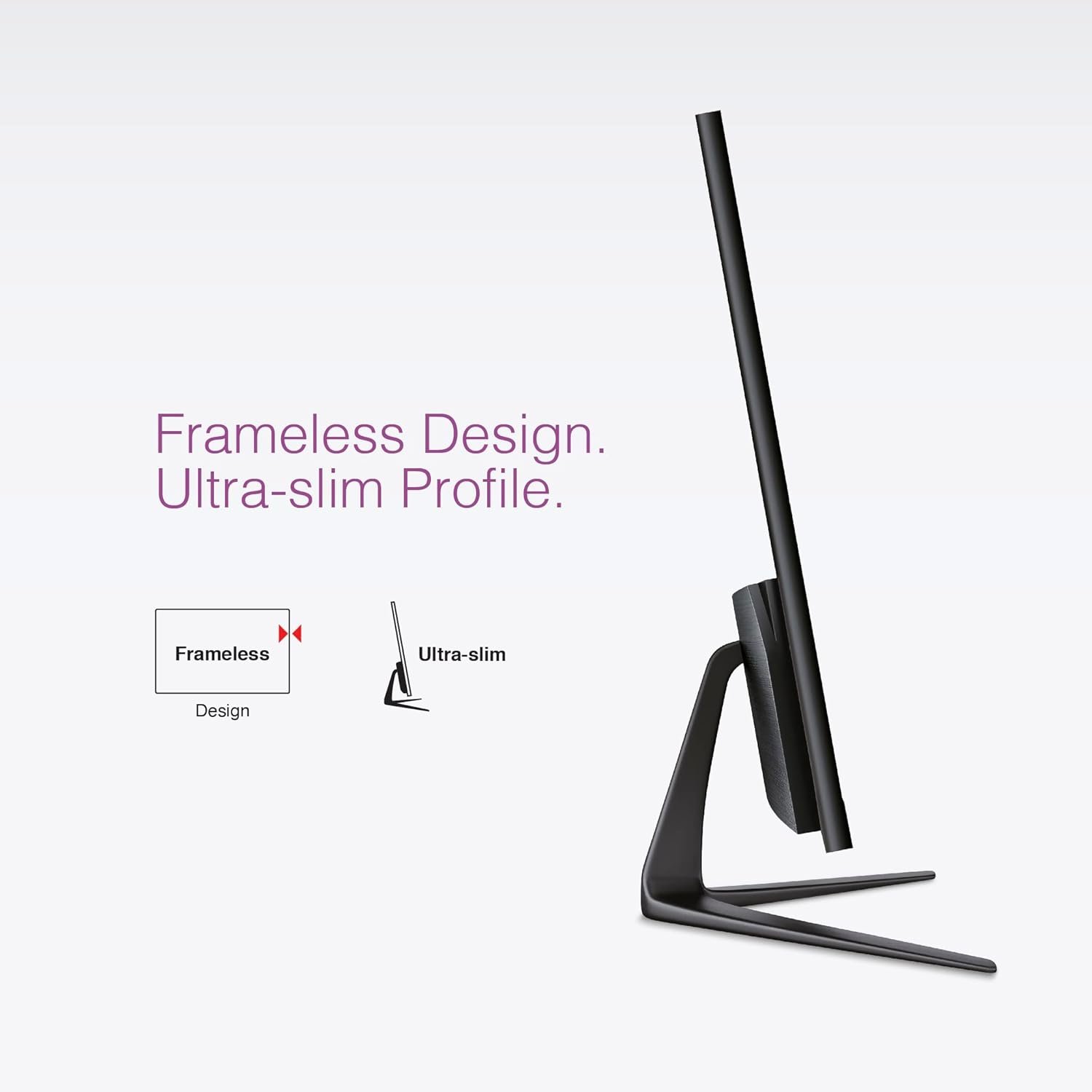 FINGERS The Big Picture LED Monitor Satin-2150 [21.45 (51.48cm), FHD (1920x1080 px), Ultra-Slim &amp