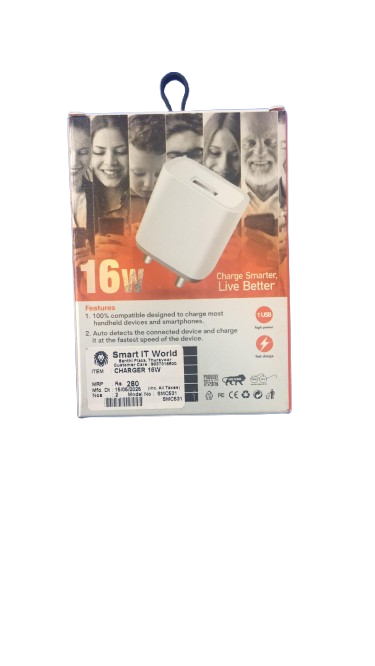 Six face 16 W Quick Charger