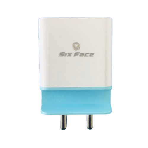  SIX FACE SPEED CHARGER DUAL USB 3.4 AMP SMC009 WITH MOBILE STAND
