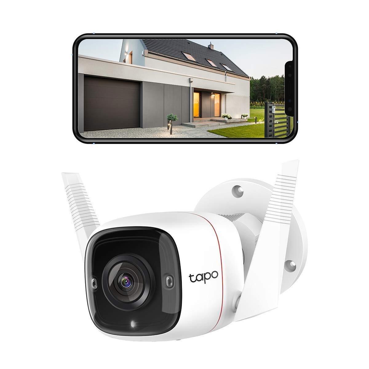 CCTV Security Wi-Fi Smart Camera  Outdoor TAPO 3MP 1296p High Definition  | Alexa Enabled | Weatherp